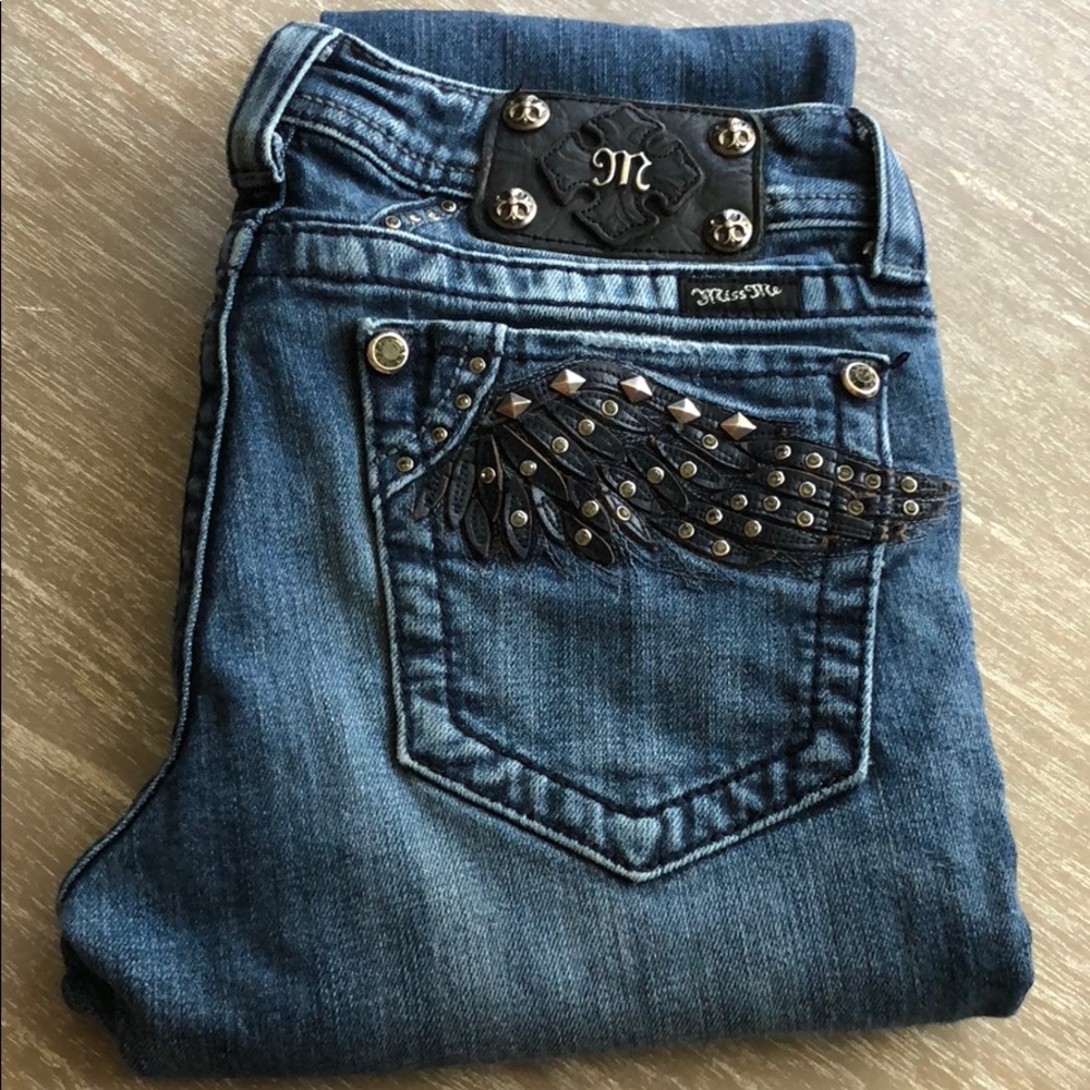 Miss Me Jeans JP5331T4 wings